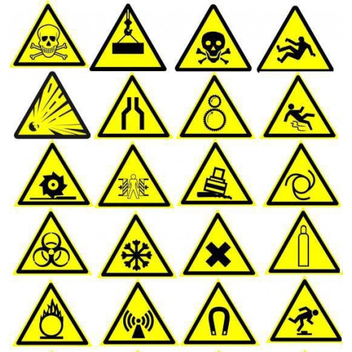 gws701762 Предупреждающие знаки 350X250 CAUTION HIGH VOLTAGE , 1 шт BRADY